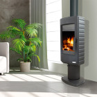 Salamandra A Lenha Equirre Com Pé Fixo, Ferro Fundido - Godin